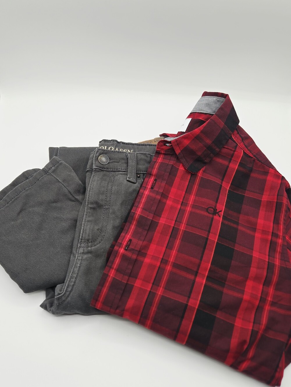 BOY Calvin Klein Button Down & US Polo Jeans Sz 14-16